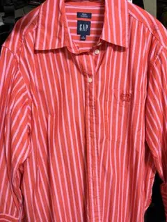 GAP ストライプシャツ 赤