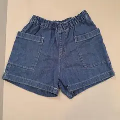 ユニクロ　デニムイージーショートパンツ　100