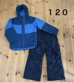 Columbia コロンビア　キッズスノーウェア　上下セット　XS１２０　難あり