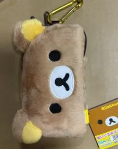 リラックマ ぬいぐるみスマホポーチ　カラビナ付き　新品
