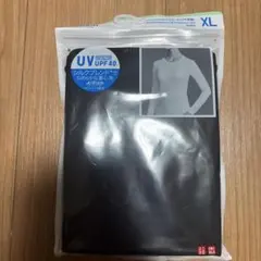 新品　ユニクロ　エアリズムUVカットクルーネックT 1枚　XL黒　UVカット