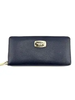MICHEAL KORS ネイビー レザー 長財布