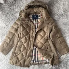 【美品】バーバリー ロンドン ノバチェック 2way 肉厚 ダウンコート 現行 美品】バーバリー ロンドン ノバチェック 2way 肉厚 ダウン