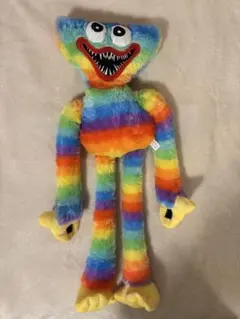 【1m サイズ大】ハギーワギーぬいぐるみ　レインボーのサムネイル