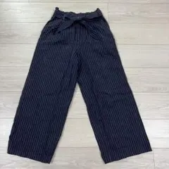 UNIQLO ストライプ ガウチョパンツ Mサイズ