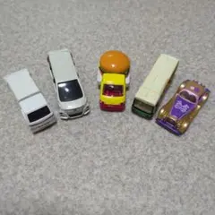 ミニカー 7台セット ハンバーガー型など