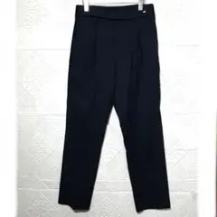 イッセイミヤケ シワプリーツパンツ 絞り加工 テーパードパンツ S