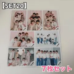【なにわ男子】公式生写真 7枚セット 集合 道枝｜SET20