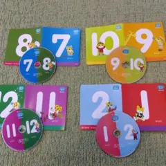 こどもちゃれんじ　ほっぷ　3•4歳児用　DVD4枚セット