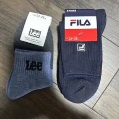 【新品】FILA 靴下 3足セット Lee 靴下 23～25cmのサムネイル