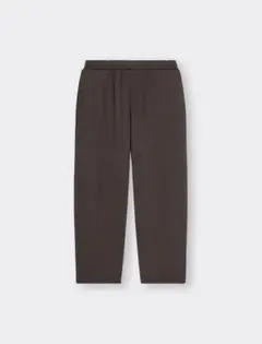 GU ウォッシュドスウェットワイドパンツ