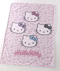 新品　ヒョウ柄キティ掛け布団カバー