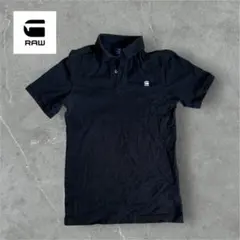 【古着】G-STAR RAW メンズ ブラックポロシャツ XSサイズのサムネイル