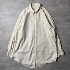 90s USA製 ブルックスブラザーズ 長袖シャツmakers BDシャツ 無地