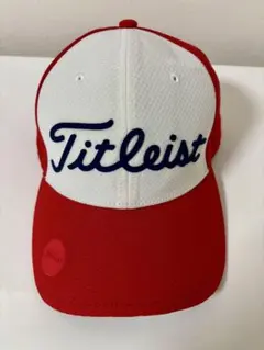 Titleistゴルフキャップ レッド×ホワイト×ネイビーのサムネイル