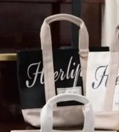 Herlipto ハリプ トートバッグ White 新宿ルミネ2限定品 - メルカリ