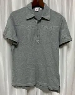 【UNIQLO×Michael Bastian】半袖ポロシャツ グレー 【L】