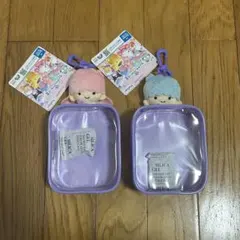 【最安値】サンリオ ぬいぐるみ付ポーチ　リトルツインスターズ キキララ