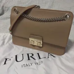 3,4回使用のみ FURLA フルラ メトロポリスミニ ピンクベージュ - メルカリ