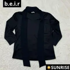 b.e.i.r レディース シャツ ブラウス ブラック 日本製