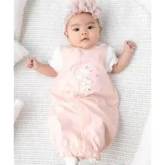 fillotdebebereduction ウサギ刺繍 2wayドレスオール