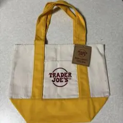 ☆未使用☆Trader Joe's ミニキャンバストートバッグ黄のサムネイル