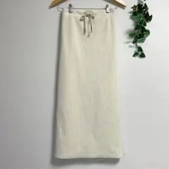 アイボリー系 タイトスカート ロングスカート ナチュラル ナロースカート