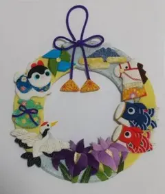 こどもの日☆6個セット☆鯉のぼり☆フェルト リース☆ハンドメイド
