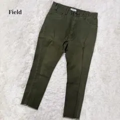 フィールドドリーム/テーパードパンツ　ワークパンツ　カーキ　カジュアル　サイズ4のサムネイル