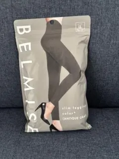 BELMISE slim leggings color + LL グレー 着圧