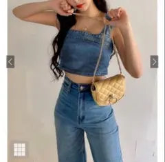 デニムセットアップ セットアップ