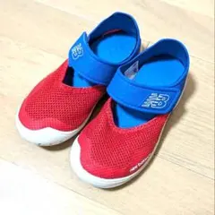 ニューバランス キッズサンダル 208 IO208 青赤 17cm
