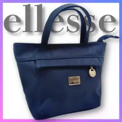 ellesse エレッセ ハンドバッグ 紺 カジュアル ランチ お弁当 レジャーのサムネイル