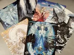 ファイナルファンタジーアートミュージアムFF7 天野喜孝イラストカード