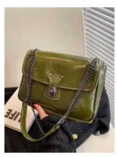 SHEIN チェーンスクエアバッグ