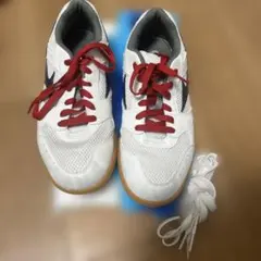 Mizuno 体育館シューズ　赤紐付き