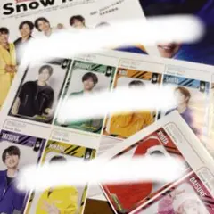 SnowManザテレビジョンアイドルPOWERカード TVガイド記事10ページ