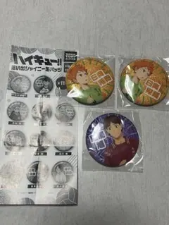 ハイキュー!! 思い出シャイニー缶バッジ3個セット