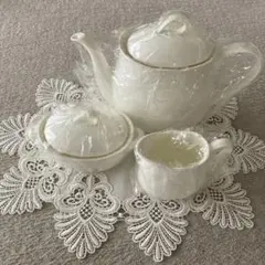 ミントンピンクシェル1940年代の波状カップ＆ソーサーセット値下げしま 