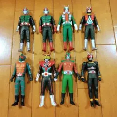 仮面ライダー　昭和ライダー　ソフビ　フィギュア