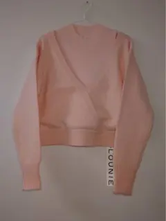 LOUNIE ピンク 長袖ニットセーター F