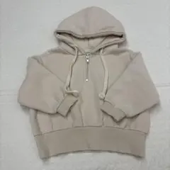 saintdoll 裏起毛 ハーフジップパーカー