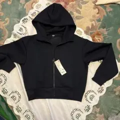 UNIQLO ネイビー フルジップパーカー M