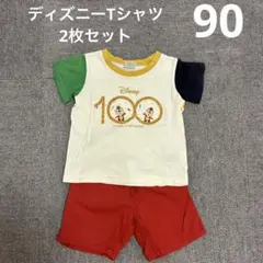 Disney 100周年 Tシャツ ショートパンツ セット 90cmのサムネイル