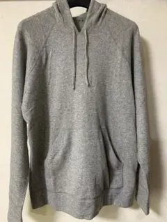 スリードッツ　カシミヤ　パーカー　グレー