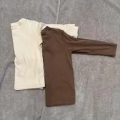 無印　長袖カットソー 2色セット