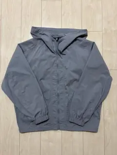 UNIQLO U フーデッドブルゾン　05グレー　Lサイズ