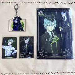 【4点セット】セベク シルバー ツイステ カード キーホルダー ポスター