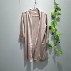 ★ロペピクニック ロングカーディガン ラップカーディガン 無地 シンプル 上品
