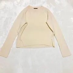 【美品】 バンヤードストーム ニットセーター ウール カシミヤ ベージュ a16